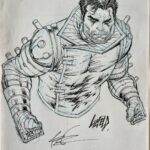 Rob Liefeld Instagram - Kane! ROBTOBER Day 9! #xmen #xforce #deadpool #marvel #robliefeld