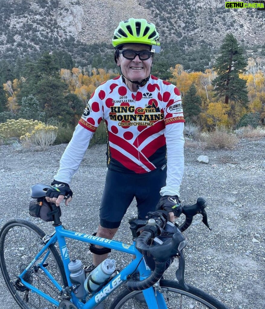Rob Liefeld Instagram - Celebrating my Father In Law’s 80th Birthday up in the Sierra’s! This Iron Maniac started at 4000 ft elevation and biked up 15 miles to 9000 ft elevation! Happy 80th Birthday Winston you are an outstanding human being, a terrific Dad to Joy and her sisters and the greatest Grandad to our kids! So proud to be in the family!