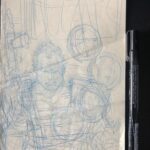 Rob Liefeld Instagram - You guys!! It was 34 years ago today that I had the distinct pleasure of introducing you to CABLE!!! The man who would be Brolin!! This comic arrived Jan. 9, 1990! Thank you for loving Cable so much, because of your support I was able to bring you Deadpool one year later, and Domino and Shatterstar and so many others!! And to commemorate this amazing occasion I dug up my original cover sketch from 1989, I don’t think I’ve shared it before but I’m not certain... swipe that picle left and enjoy! Thank you for your amazing support, bringing Cable to life literally changed everything for me!! #robliefeld #cable #deadpool #xforce #domino #shatterstar #marvel