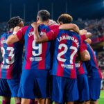 Robert Lewandowski Instagram - First win at home! Three points for us 💪🏻 @fcbarcelona #laliga