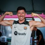 Robert Lewandowski Instagram – Match day in the USA 💪🏻

@fcbarcelona 
#usa