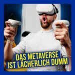 Robin Blase Instagram - Das Metaverse ist eine dumme Idee - jetzt das ganze Video auf YT angucken, Link in der Bio.
