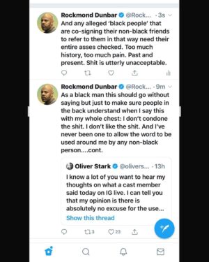 Rockmond Dunbar Instagram - Let’s be clear!