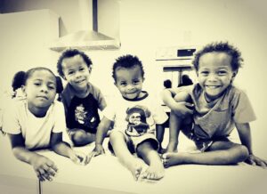 Rockmond Dunbar Instagram - The Boss and the Boys! #girlpower #blackgirlsrock #blackgirlmagic #blackhomeschoolers #homeschool #blackboys #blacklove #kids #❤️