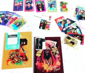 Rockmond Dunbar Instagram - Posted @withregram • @mrs_maya_dunbar A huge THANK YOU to @beautandbeastllc !!!! We love absolutely every single item she makes. The masks are EVERYTHING and comfortable. I've posted before about her amazing melanin series which we utilize and incorporate into our history curriculum. Notebooks...beautiful. The kids love seeing the bright, beautiful colors and faces that look like them! #blackhistory #blackhistory365 #blackbusiness #blackenterprise #blackentrepreneurs #blackhistoryisamericanhistory #representationmatters #beautandthebeast