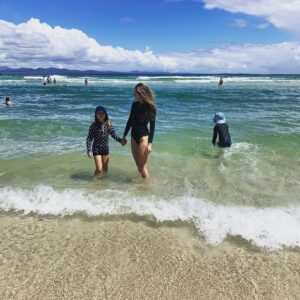 Rodger Corser Instagram - Starting 2021 the right way!  Sand, Surf and Family.
Still plenty of challenges ahead, but let’s hope we’re heading in the right direction. Happy New Year from mine to yours!