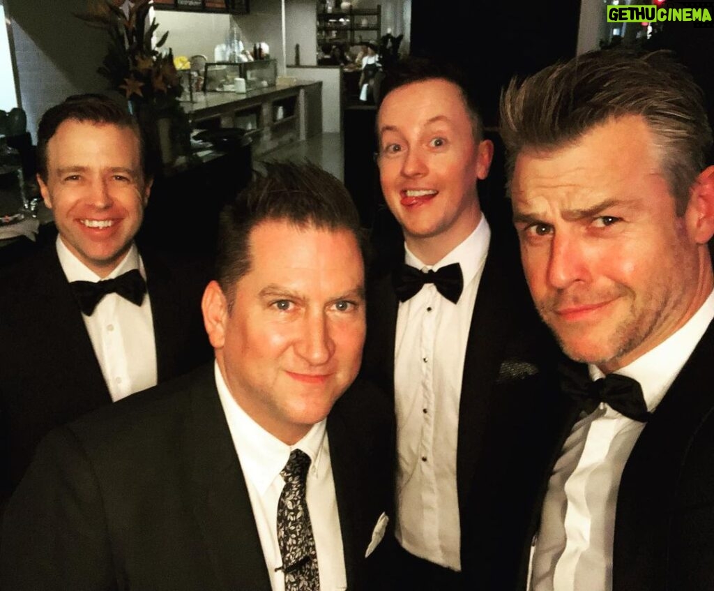 Rodger Corser Instagram - About to Swing on #brisvegas for the first time as part of @swingonthisau with this Mötley Crew. Be kind to waitress and hold on to your martini’s!! Let’s do this🎤🍸🤘🏼 #swingonthisau @mattglee @simongleeson @christopher_horsey South Bank, Brisbane