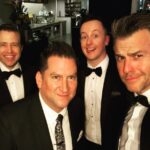 Rodger Corser Instagram - About to Swing on #brisvegas for the first time as part of @swingonthisau with this Mötley Crew. Be kind to waitress and hold on to your martini’s!! Let’s do this🎤🍸🤘🏼 #swingonthisau @mattglee @simongleeson @christopher_horsey South Bank, Brisbane