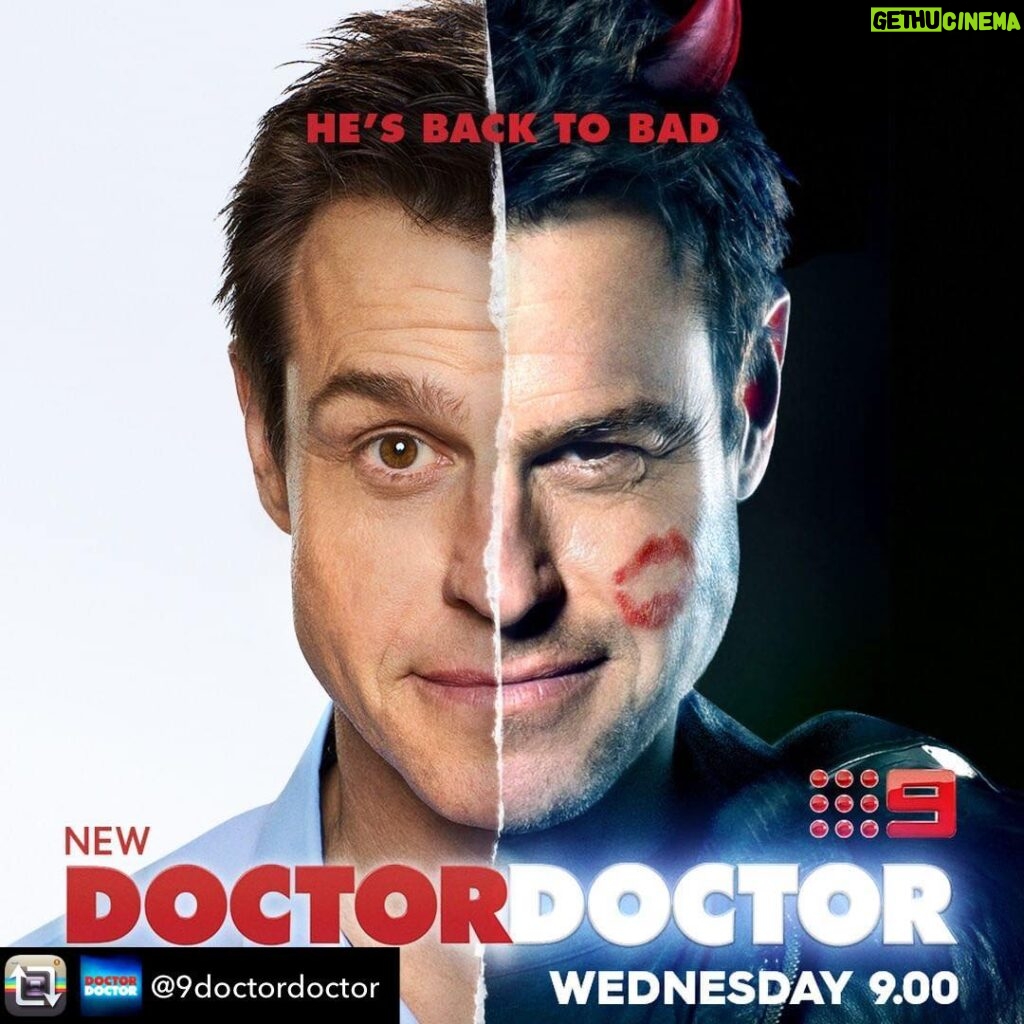 Rodger Corser Instagram - I really have to get that lazy eye looked at... @9doctordoctor is finally back on Aussie screens, this Wednesday, at 9 on @channel9 Can’t wait for you all to see this cracker of a season!!