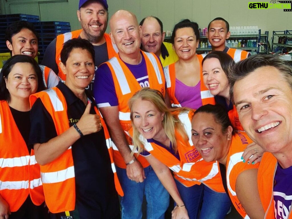 Rodger Corser Instagram - Working with amazing team at @foodbanknswact today, Taking food donations at the Sydney warehouse today until 2pm and again on Monday at 50 Owen St, Glendenning NSW(@foodbankvictoria open all weekend) Go to website for details of what’s needed. Rule of thumb is, no fresh food but items from your Pantry (grab and go meals and snacks) and personal care/ toiletries/ sanitary items. But remember @foodbankaus with their partnerships can turn $1 into $6 worth of food so donations of $$$ are even better!! A massive thank you to everyone who has donated so far!! #foodbank #bushfiresaustralia Foodbank NSW & ACT