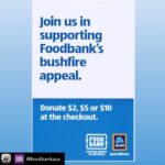 Rodger Corser Instagram - An easy way to Help!! Repost from @foodbankaus using @RepostRegramApp - Our fantastic partner @aldiaustralia have opened their checkouts as collection points for donations! If you’re heading to the shops you can donate to feed a family in need at an @aldiaustralia register. Just $1 can provide someone affected by bush fires 2 meals. Thank you @aldiaustralia