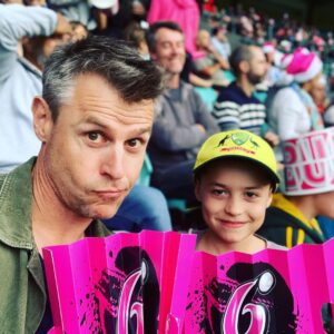 Rodger Corser Instagram - @ramsgate_rsl CC invade the #scg for #smashemsixers #sydneysixers v @heatbbl ...just need to get Lynn out!! What a freak...