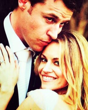 Rodger Corser Instagram - Happy 15 laps around together @renaecorser Love you!….and yes, you do qualify for long service entitlements.
👰🏼‍♀️💍🤵🏻‍♂️ 
#15th #weddinganniversary
