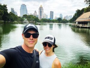 Rodger Corser Instagram - Parents gone wild in Bangkok baby!!!
#bunniesinbangkok #letsgorabbitohs