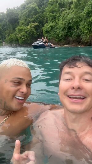 Rodrigo Faro Instagram - Cadê você Fafá!!!Começando bem o ano com @imcryansp !!!! ❤️ @mcdaniell