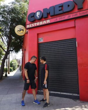 Rodrigo González Instagram - #comedyfitness con mi bro @felipecollibara quedamos pal loly chuchetydhdhsuwueie sigue a @_box_fit pa que baje la guata y suba la guardia!!!