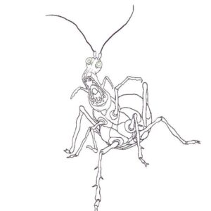 Rodrigo Goulão de Sousa Instagram - Giant insect in the woods-
Trying to do some horror themed animations

#animation #drawing #digitalart #cartoon #2danimation #after #characterdesign #art #cg #horror #horrormovies #creepy #scary