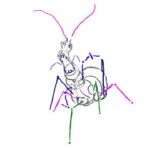 Rodrigo Goulão de Sousa Instagram - Giant insect in the woods- Trying to do some horror themed animations #animation #drawing #digitalart #cartoon #2danimation #after #characterdesign #art #cg #horror #horrormovies #creepy #scary