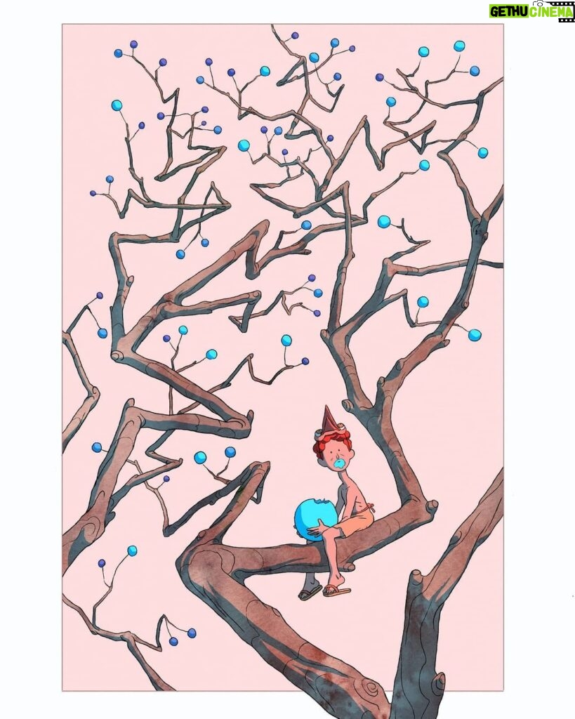 Rodrigo Goulão de Sousa Instagram - #drawing #digitalart #art #color #tree #nature #fruit