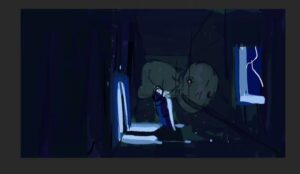 Rodrigo Goulão de Sousa Instagram - Animation for a 48h challenge with the amazing @antcarre @robic.martin @kwotzal @gabjoondae  that I didnt manage to finish in time... ( It took me several weeks) The theme was ghost.
Animation made on @tvpaintanimand compositing on after effects. Camera movement made with live footage of cardoard boxes 

I did a full process of this on my patreon if you want to check that out.
( Link in description)

#animation #2danimation #drawing #digitalart #cartoon #2d #horror #horrormovies #scary #characterdesign #art #short #shortfilm #loop #color #aftereffects #tvpaint