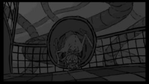 Rodrigo Goulão de Sousa Instagram - Here is another breakdown of a shot for the concept trailer "Playground" I did with the sound design and music by the fantastic @studiocosmophone . Sequence inspired of the game "1,2,3 soleil" (green light red light)

Thank you again for all your kind messages and support!

#animation #2danimation #drawing #digitalart #cartoon #2d #horror #horrormovies #scary #characterdesign #art #short #shortfilm #playground
