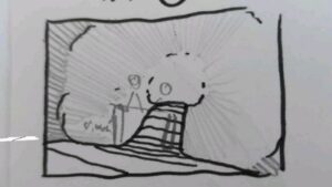Rodrigo Goulão de Sousa Instagram - Breakdown of one of the little sequences I animated for "Playground" trailer 

#animation #2danimation #drawing #digitalart #cartoon #2d #horror #horrormovies #scary #characterdesign #art #short #shortfilm #playground