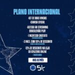 Ronaldo Instagram - Convocando todos os Cruzeirenses ao redor do mundo! 🌎 Chegou o novo plano @socio5estrelas Internacional! Com ele, você terá direito a várias experiências e descontos exclusivos para fecharmos juntos de qualquer lugar do Planeta! Já somos 40 mil Sócios 5 Estrelas! Bora rumo aos 50 mil? Contamos com vocês, Cabulosos, em todos os cantos! http://www.socio5estrelas.com.br/exterior Vamos, meu Cruzeiro! 💙🦊