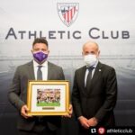 Ronaldo Instagram - Eskerrik asko, a todo el Athletic Club, encabezado por su presidente. Es un honor haber jugado en el viejo San Mamés y haber sido recibido con tanta hospitalidad en el nuevo. Sois un espejo en el que mirarnos para seguir creciendo como institución, y un ejemplo de gestión de recursos y personas ⚽️ San Mamés Stadium