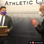 Ronaldo Instagram - Eskerrik asko, a todo el Athletic Club, encabezado por su presidente. Es un honor haber jugado en el viejo San Mamés y haber sido recibido con tanta hospitalidad en el nuevo. Sois un espejo en el que mirarnos para seguir creciendo como institución, y un ejemplo de gestión de recursos y personas ⚽️ San Mamés Stadium