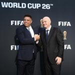 Ronaldo Instagram - Tive a honra de revelar a marca da Copa do Mundo da FIFA de 2026. Obrigado, @fifaworldcup e @gianni_infantino pelo convite. Podem ter certeza de que será mais um Mundial inesquecível. 🇺🇸🇲🇽🇨🇦 #weare2026 Griffith Observatory
