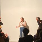 Rouzbeh Rashidi Instagram - Thanks a million to everyone who attended our @experimentalfilmsociety event last night at @wolfkinogang. Special thanks to Kerstin Cmelka (@kerstin.cmelka) and Mario Mentrup (@mariomentrup), who presented the 'Krampa – Expanded Cinema Version' to the audience. Also, thanks to anyone who participated in a very intimate and extended question and answer session, I felt we could go on forever. Finally, our gratitude goes to the incredible team at the #wolfkinogang for hosting and facilitating us. Engagement with the audience to this level always makes everything worthwhile, which I have seen and sensed from our recent events in Berlin, so I thank you all again for attending. Photos by @ostrovelika 🙏📷 Berlin, Germany
