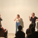 Rouzbeh Rashidi Instagram - Thanks a million to everyone who attended our @experimentalfilmsociety event last night at @wolfkinogang. Special thanks to Kerstin Cmelka (@kerstin.cmelka) and Mario Mentrup (@mariomentrup), who presented the 'Krampa – Expanded Cinema Version' to the audience. Also, thanks to anyone who participated in a very intimate and extended question and answer session, I felt we could go on forever. Finally, our gratitude goes to the incredible team at the #wolfkinogang for hosting and facilitating us. Engagement with the audience to this level always makes everything worthwhile, which I have seen and sensed from our recent events in Berlin, so I thank you all again for attending. Photos by @ostrovelika 🙏📷 Berlin, Germany