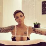 Ruby Rose Instagram - @maisonvalentino bath series .. because this bath was like a pool.