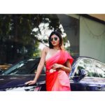 Ruchira Jadhav Instagram - Flaunting everything that I have.. Saree & Smiles….💖🧡 📸 : @javaharphotography