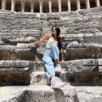 Ruhanika Dhawan Instagram - Aspendos is one of the best preserved ancient theatres in the world, dedicated to the gods and emperors of the era , and i can very safely say i got the opportunity to perform here! ( ps : you can see me perform in the last slide 😋) #aspendos #turkey #antalya #ruhaanikadhawan Aspendos Ancient Theatre