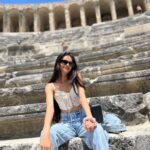 Ruhanika Dhawan Instagram - Aspendos is one of the best preserved ancient theatres in the world, dedicated to the gods and emperors of the era , and i can very safely say i got the opportunity to perform here! ( ps : you can see me perform in the last slide 😋) #aspendos #turkey #antalya #ruhaanikadhawan Aspendos Ancient Theatre