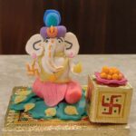 Ruhanika Dhawan Instagram - Embracing the blessings of Ganpati Bappa this Ganesh Chaturthi. Let’s celebrate the essence of this beautiful festival, cherishing the joy of creativity and tradition! With @youvaworld_ Clay Art, I created my very own Ganu. I am so excited about how beautifully my creation has come out with Youva Clay Art. Let’s make this Ganesh Chaturthi extra special by creating Ganesha with Youva Clay Art. #AD #Collab #MyBappaFestival #Youvaworld #YouvaProduct #GaneshChaturthi #Ganesha #Ganpatibappamorya #art #craft #clay #clayart #youva #think #create #celebrate #Stationery #Kids #ClayModeling #Canvas #PosterColours #Brushes #ArtAndCraft #ruhaanikaforyouva