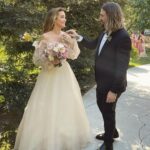 Ryan Hansen Instagram - Nothing better than your two best buds getting married ❤️❤️Congrats @lauramosescollins and @matthewstylist !!!!!!!! So honored to be apart of this incredible day. 💍🎉