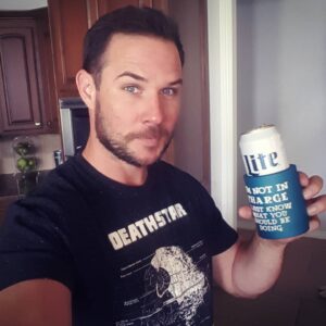 Ryan Merriman Instagram - The first thing you do after a huge audition👍 #sundayfunday finally!! #millertime #alwaysgrinding #actorslife #workhardplayhard