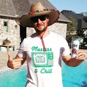 Ryan Merriman Instagram - Happy #cincodemayo everybody  and a big thanks to @swingjuice for my new favorite shirt! #swingjuice #millertime #cincodedrinko #poolside #fajitas and a country #sombrero👍✌🍻