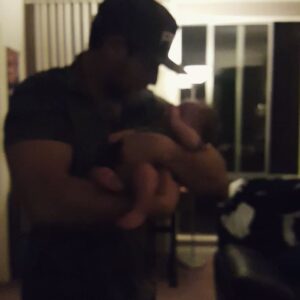 Ryan Merriman Instagram - Uncle Ry teaching my boy Blake how to boogie/not cry....😎😎 #dance #tupac #ryder #badass #babies