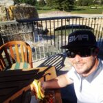 Ryan Merriman Instagram - Breakfast by a waterfall in Palm springs...pretty much sums up my weekend with the @chase54golf crew. #golf #chase54 #goodtimes #toblessedtobestressed #firstclassfeels