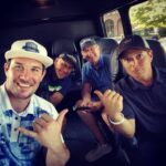 Ryan Merriman Instagram - Saturday is for the boys....you might recognize some of these fellas, I call them sneaky, lazer, steady Eddie and apparently I'm sandy par #golf #goodtimes #rush #donttouchmydrumset #partyoffive @iamscottwolf