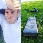 Ryan Merriman Instagram - This is the face you make and how you feel after pulling this thing around for an hour!!😂😥 #sledpulls #tired #hungry #thirsty AF... screw you #speedsac 👍