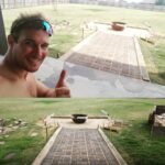 Ryan Merriman Instagram - Not bad for my first time👏👍.....hah #diyproject #sweat #pavers #firepit. This is gonna be my new favorite spot when I'm done, hurry up cold nights!