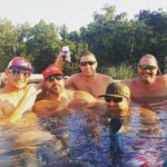 Ryan Merriman Instagram - Happy birthday America!!!! Thank you again to all the men and women that served and continue to serve this country, so the other 99 percent can enjoy moments like this. #freedomisntfree #merica #hottub #4thofjuly #whodat #pool #patriot #foldsofhonor ✌✌✊👍