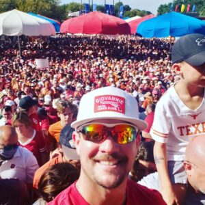 Ryan Merriman Instagram - Well....the game was worth the line to get in! # boomersooner unless they play @okstate .....awesome day👍🥳🍺 also reppin my homie @giovannieandthehiredguns