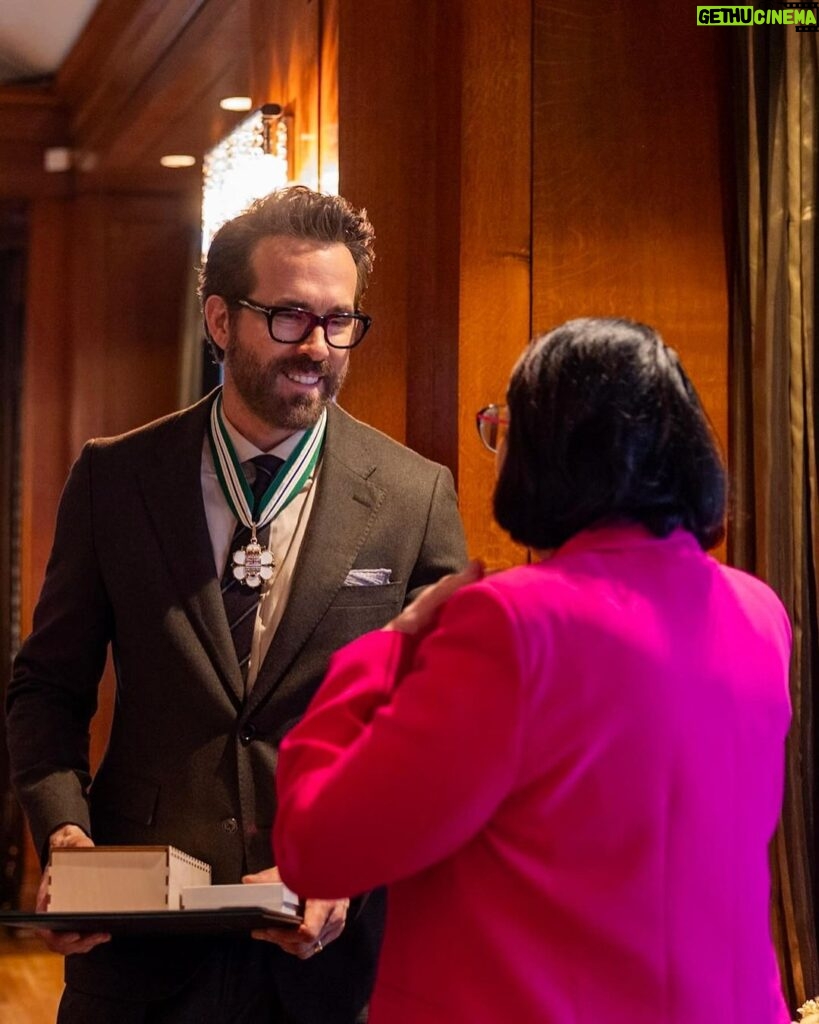 Ryan Reynolds Instagram - Receiving the Order of British Columbia is the honour of a lifetime. I could have been born anywhere but I had the dumb and incredible luck to be made in Vancouver. **Contrary to my earlier belief, the award is NOT a political appointment.** It’s merely symbolic and holds no real power. To that end, I may have made some promises to several folks working at Minerva’s restaurant in Kerrisdale - as well as Tyler who works in the produce section at Safeway on 4th and Vine. Grouse Mountain will never be a giant slip ‘n slide. Mountains don’t work that way. I shouldn’t have mentioned it much less commissioned detailed CAD drawings. Nor can I make the Vancouver Art Gallery my personal residence. That’s another overreach. Apologies to the gallery staff for any misunderstanding this morning. It isn’t “happy hour somewhere”. You have a job to do and I was out of line. ❤️🇨🇦❤️ Thank you, @lgjanetaustin and @davidebybc and everybody on the OBC selection committee. Also, huge thanks to my three older brothers, Patrick, Terry and Jeff as well as my mom, Tammy… we’re always there for each other. No matter what. Love you. p.s. Being home for 24 hours made my life 10,000 hours better. 🇨🇦🇨🇦