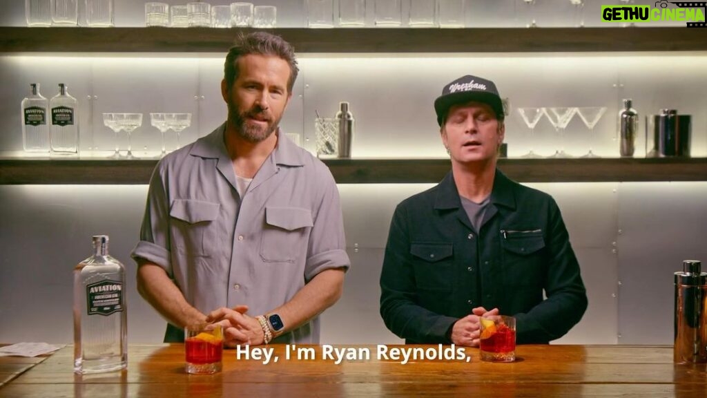 Ryan Reynolds Instagram - Pretty sure the 1999 hit single ‘Smooth’ was written about @AviationGin - in my mind. Thank you legend, @RobThomas.