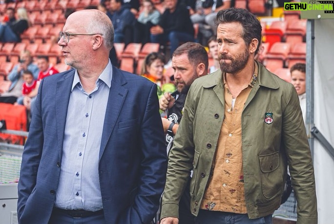 Ryan Reynolds Instagram - Home sweet home. @wrexham_afc 📷: @gtphotography_1 & @steaddotphotos